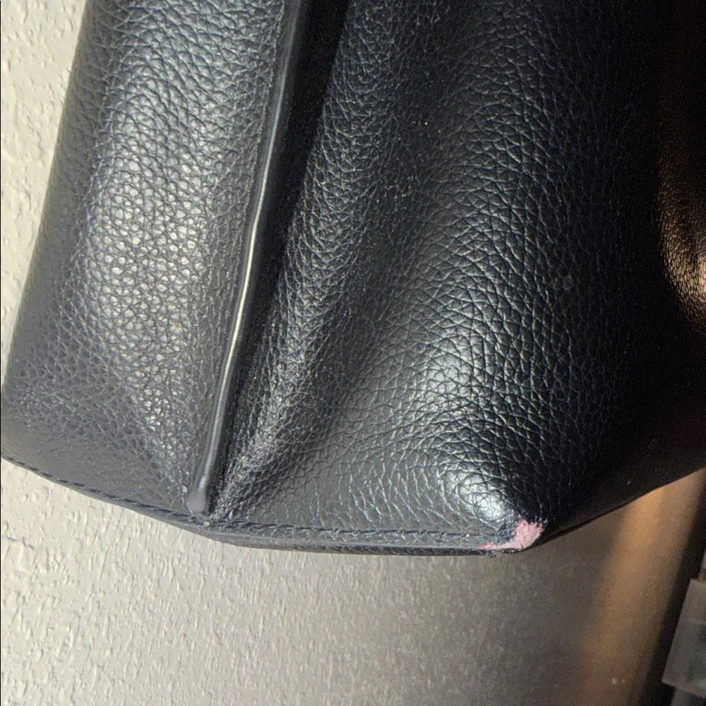 Coach Black Leather Mollie Tote- fair condition ~ As Is💕 - Picture 6 of 12